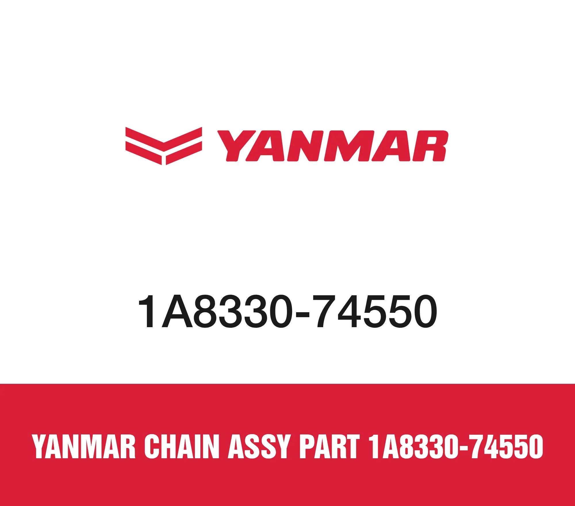 Yanmar Chain Assy Part 1A8330-74550