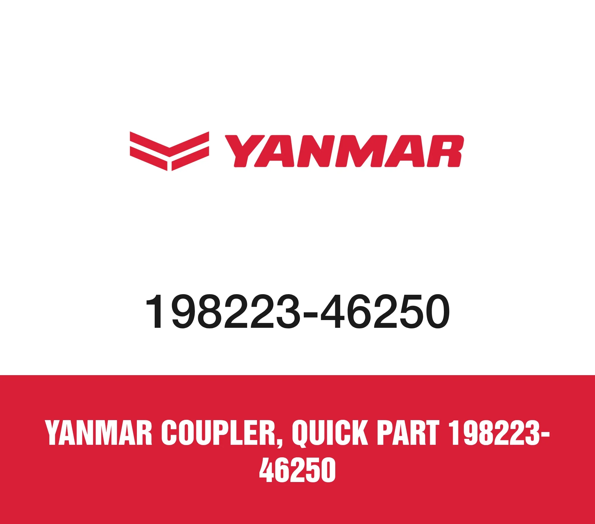 Yanmar Coupler, Quick Part 198223-46250