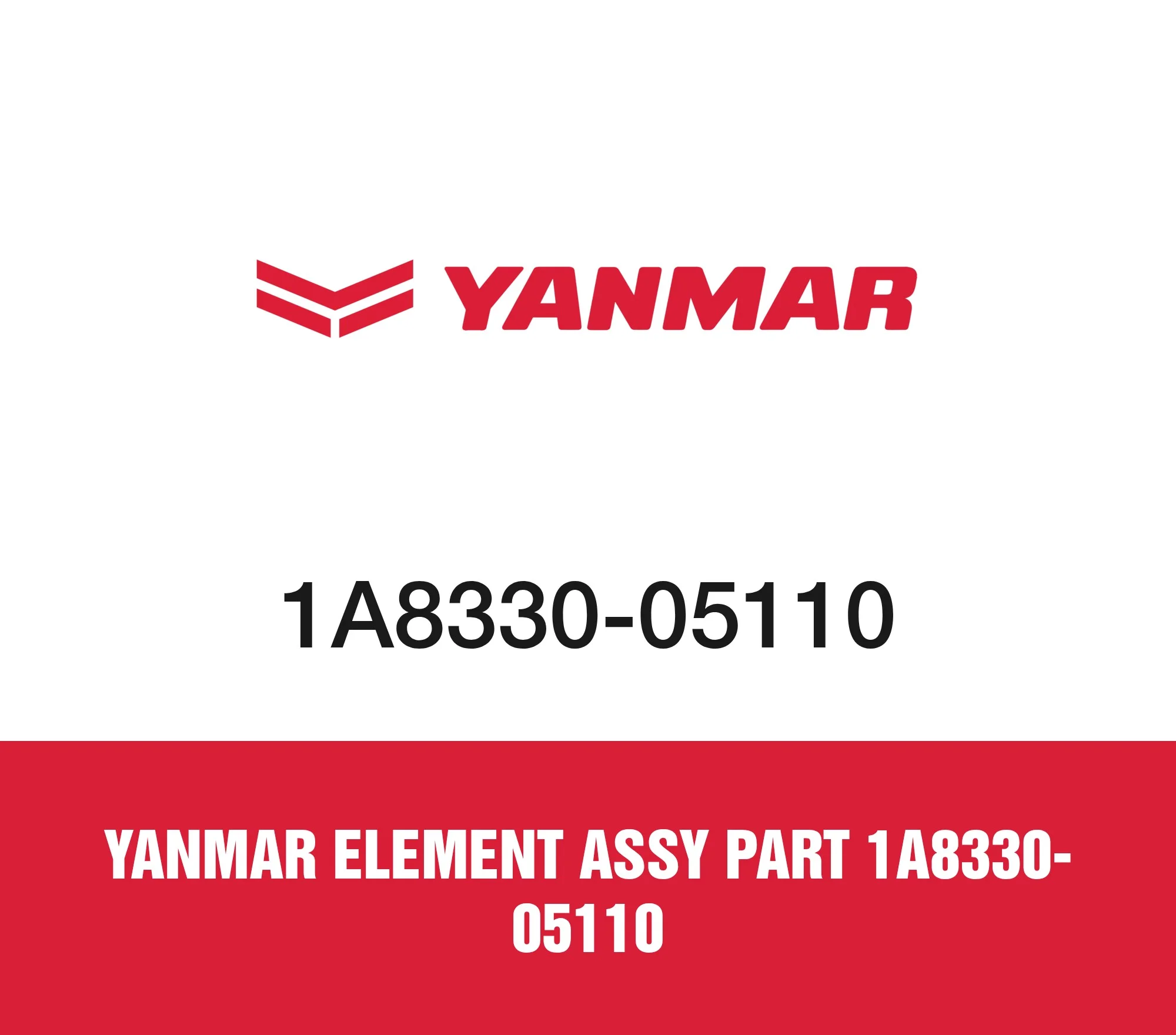 Yanmar Element Assy Part 1A8330-05110