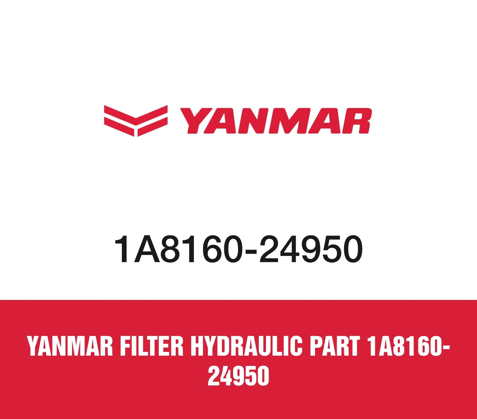 Yanmar Filter Hydraulic Part 1A8160-24950