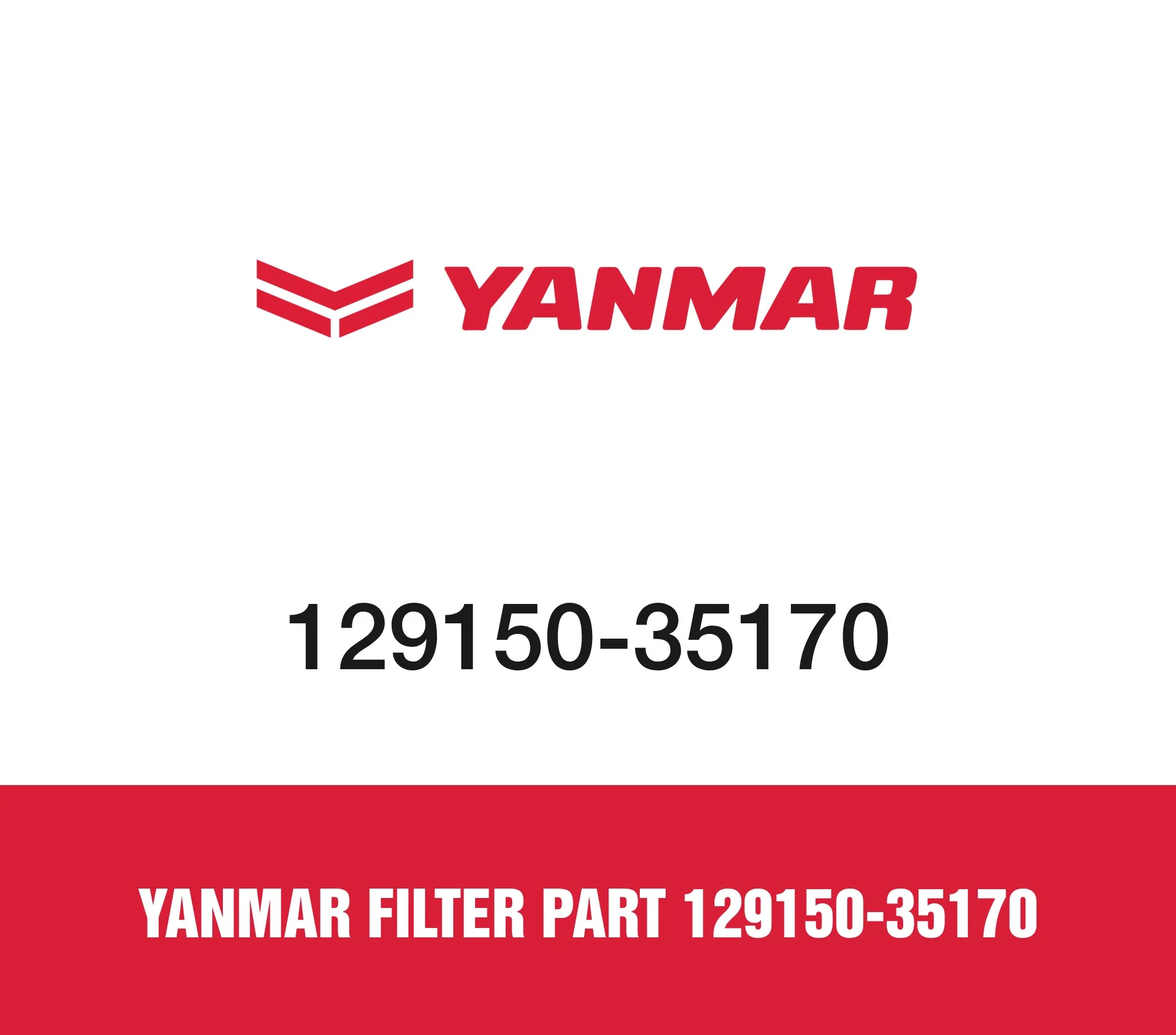 Yanmar Filter Part 129150-35170