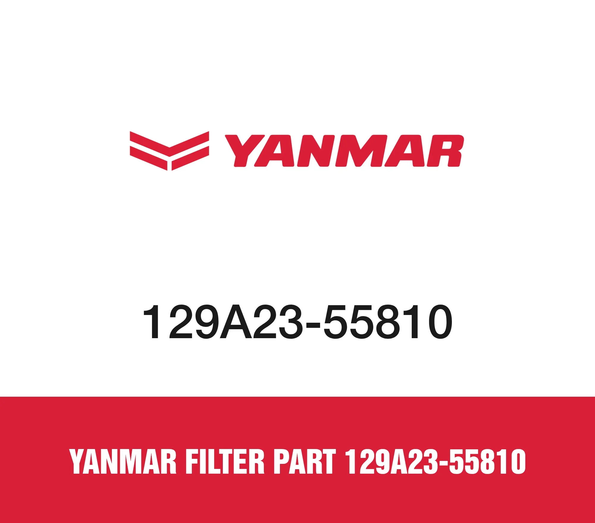 Yanmar Filter Part 129A23-55810