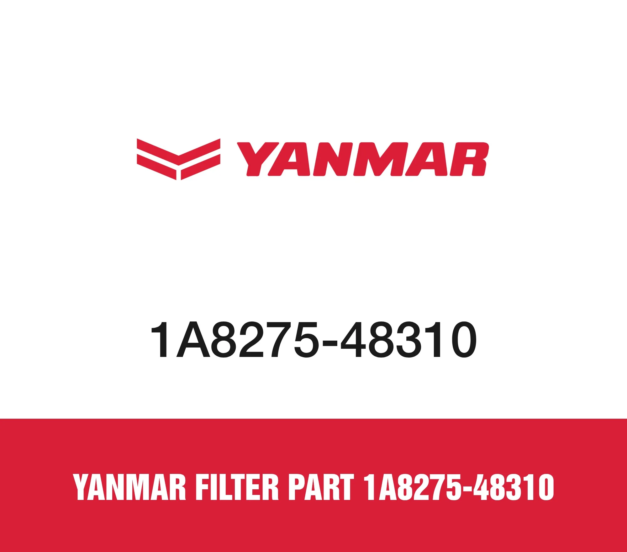 Yanmar Filter Part 1A8275-48310