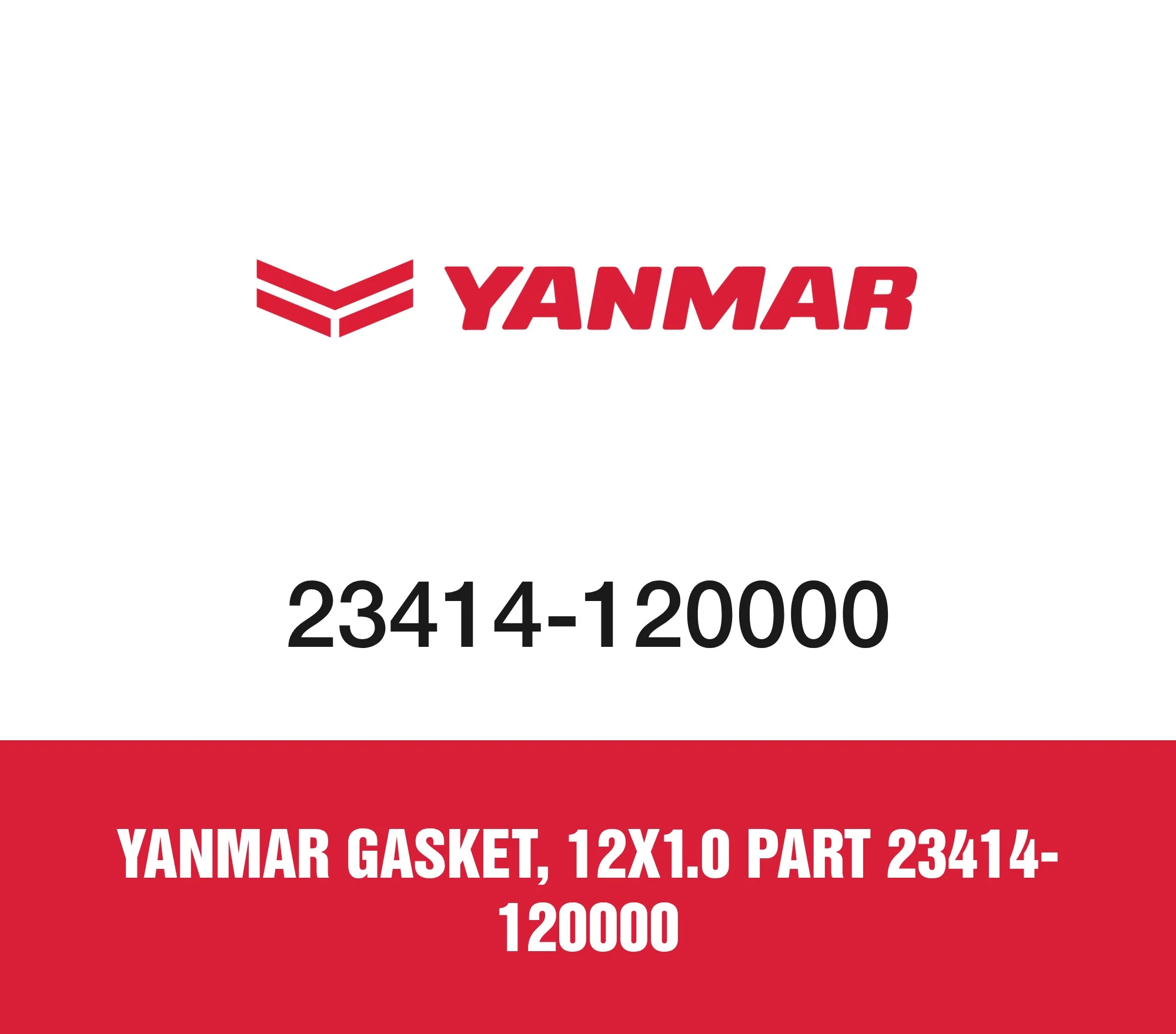 Yanmar Gasket, 12X1.0 Part 23414-120000