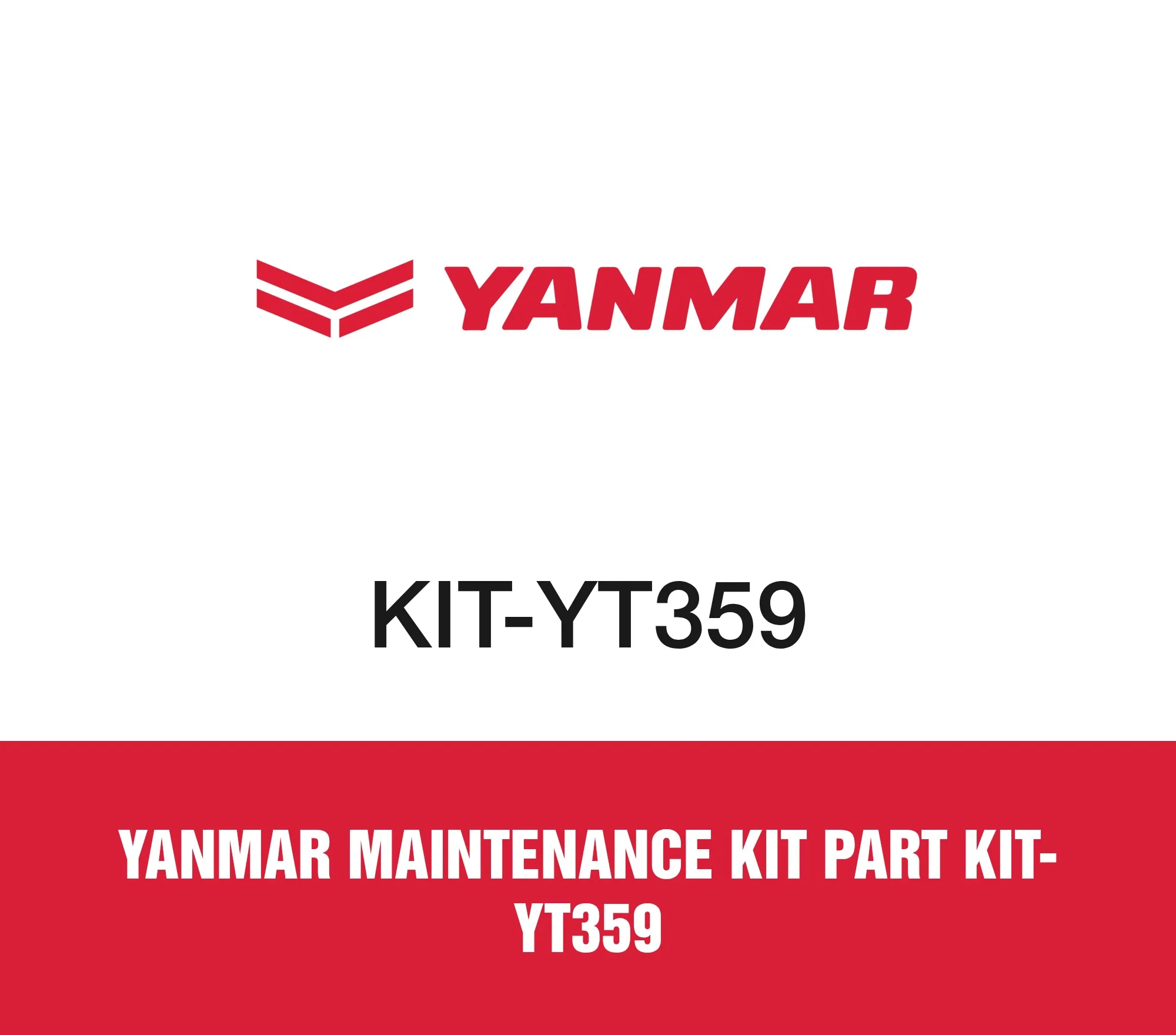 Yanmar Maintenance Kit Part KIT-YT359