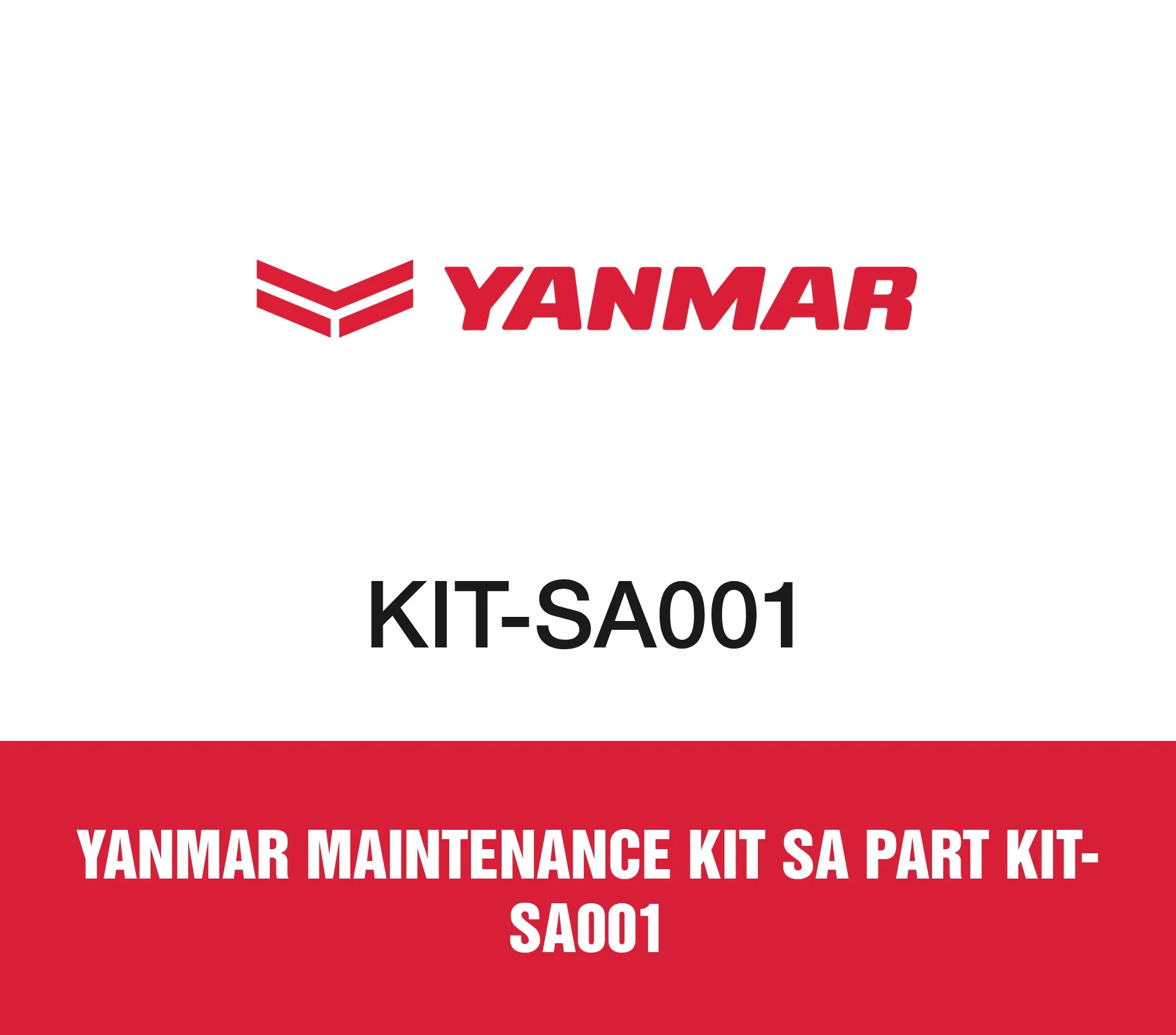 Yanmar Maintenance Kit Sa Part KIT-SA001