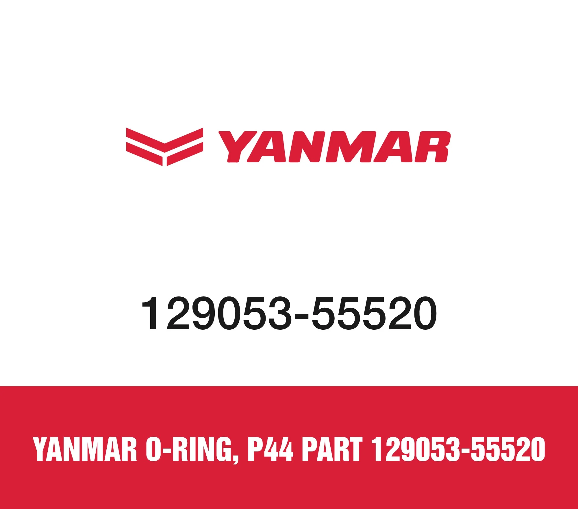 Yanmar O-RING, P44 Part 129053-55520