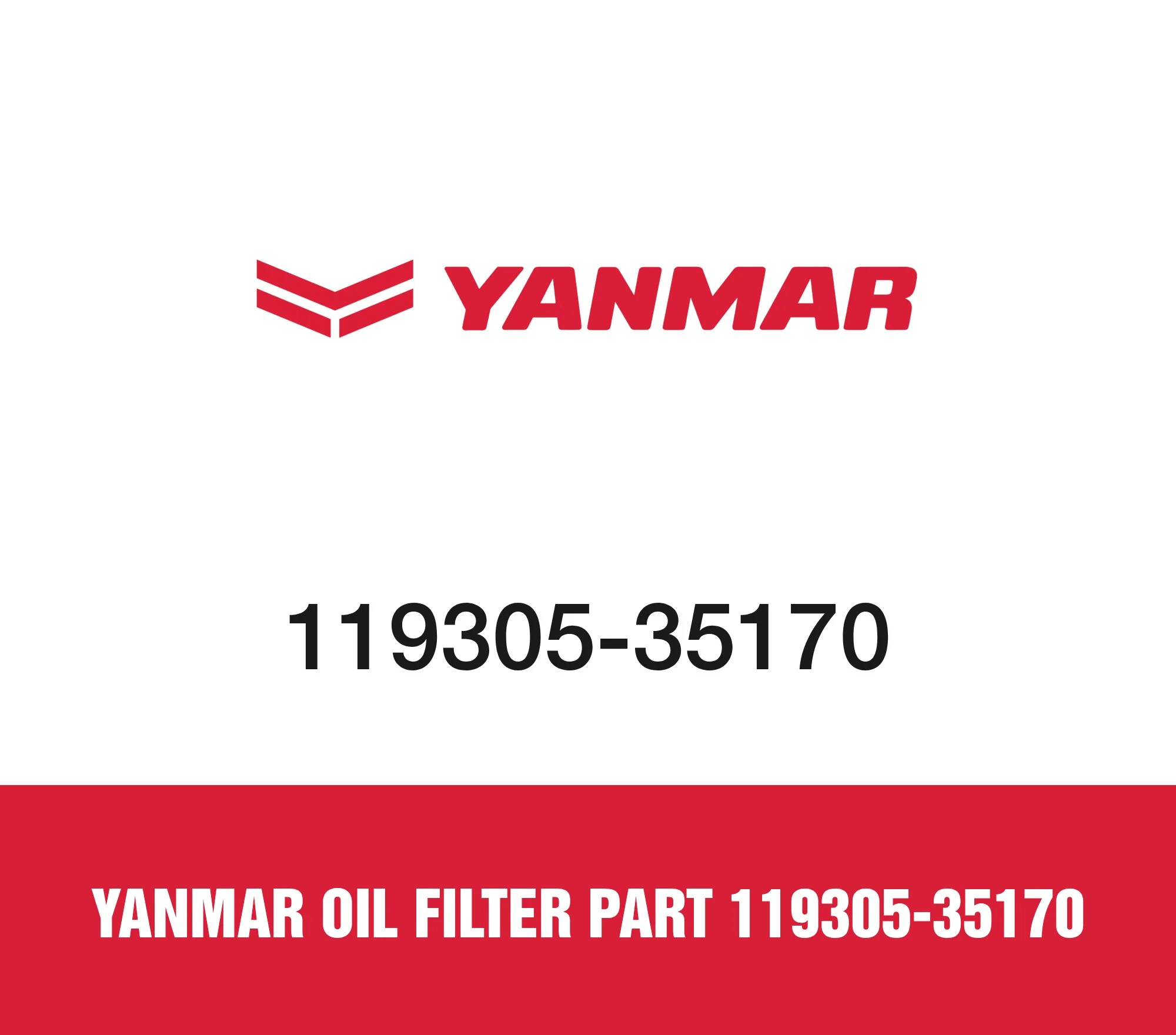 Yanmar Oil Filter Part 119305-35170
