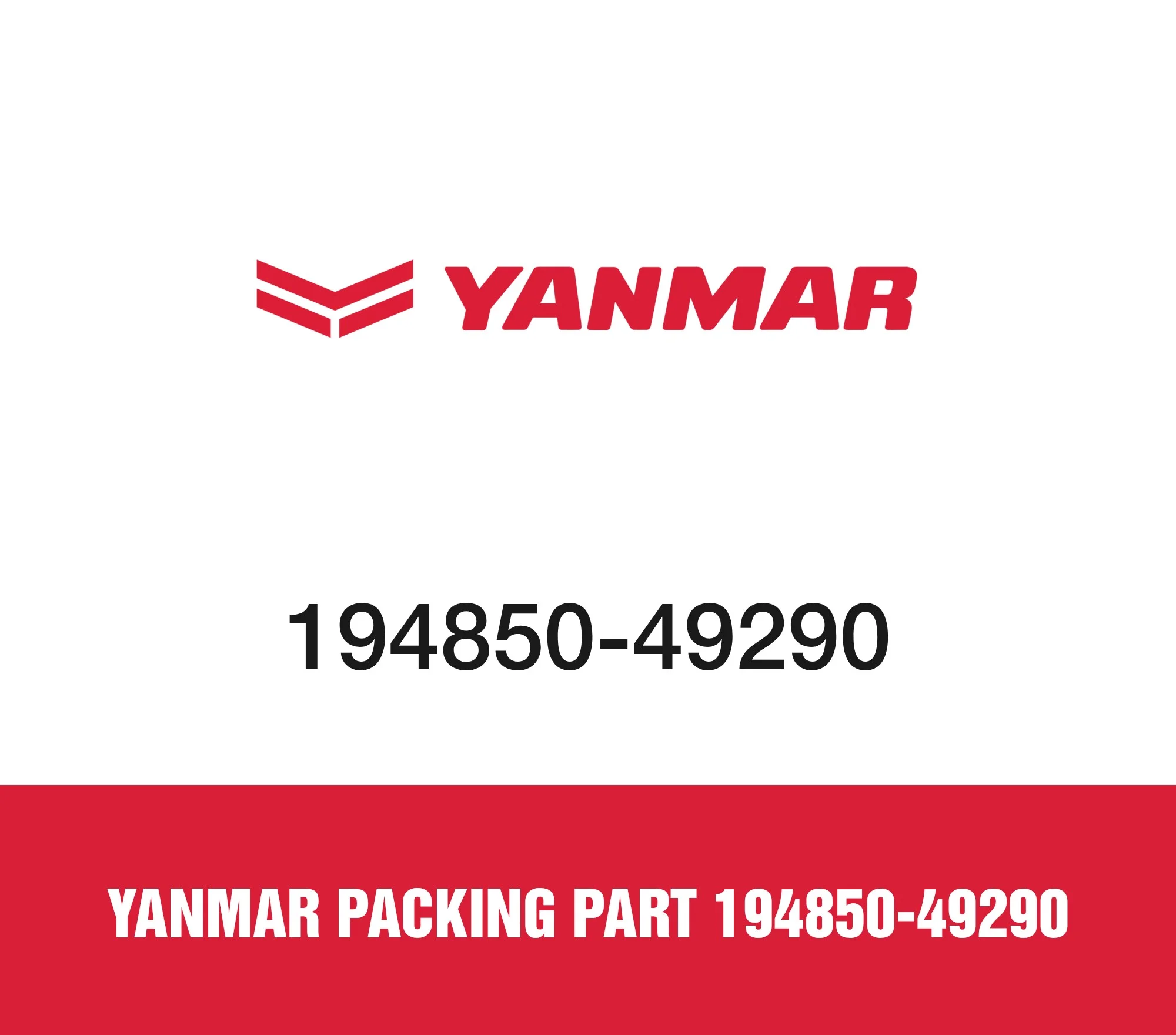 Yanmar Packing Part 194850-49290
