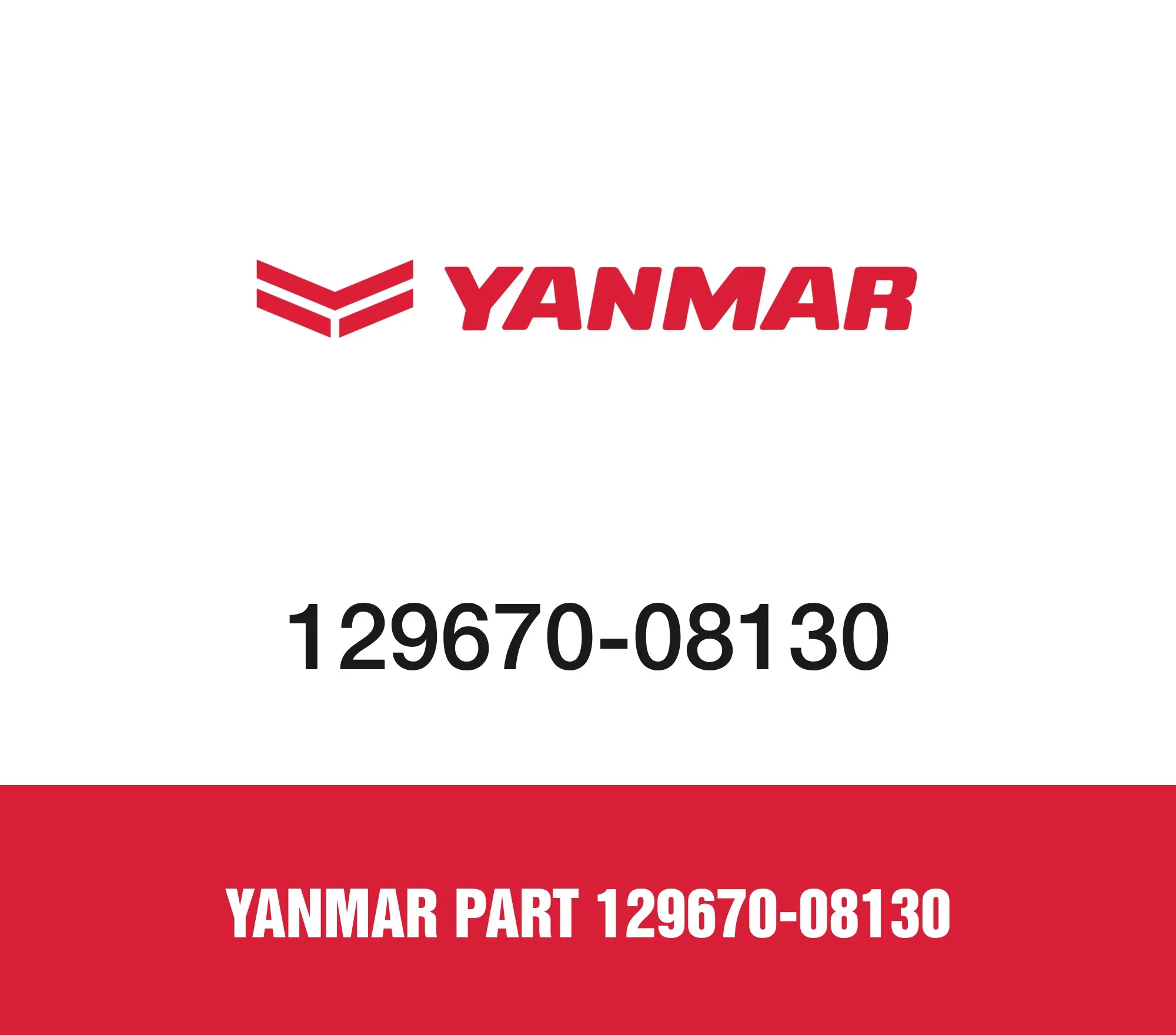 Yanmar Part 129670-08130