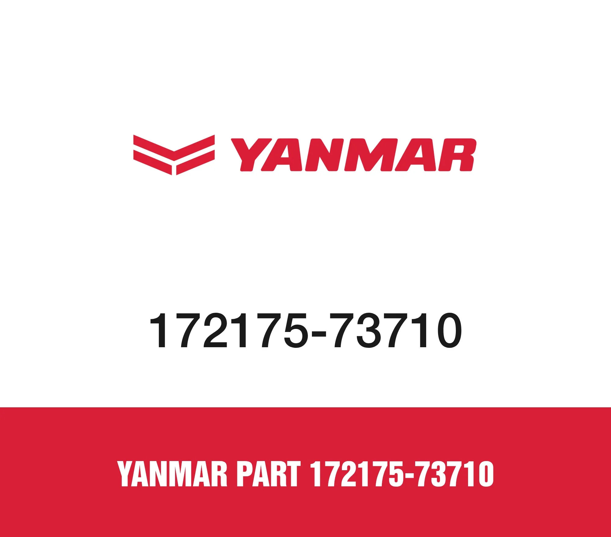 Yanmar Part 172175-73710