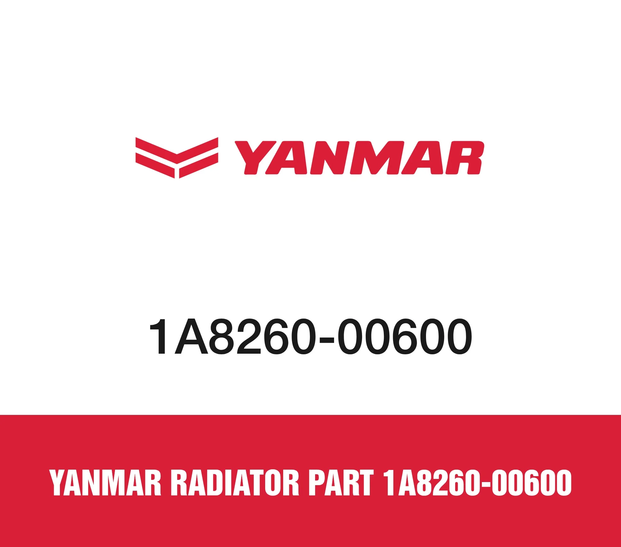 Yanmar Radiator Part 1A8260-00600