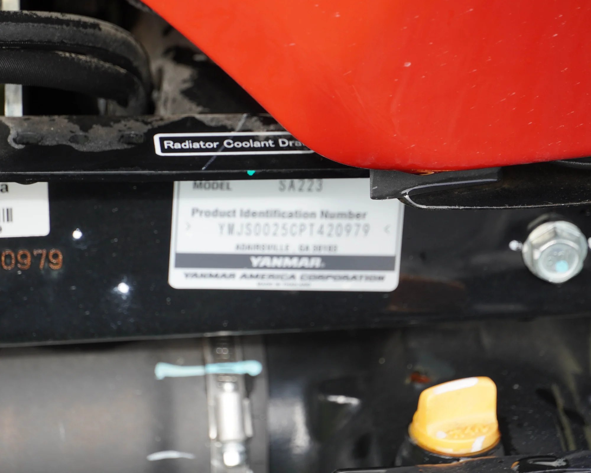 Yanmar SA Series Compact Utility Tractor SA223BT-L-420979 Yanmar Sa Series Compact Utility Tractor Sa223Bt L 420979 Serial Number product image