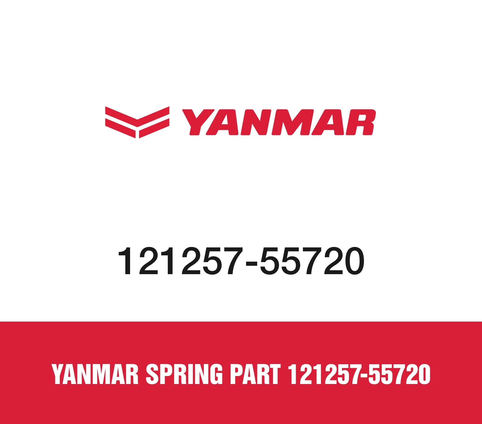 Yanmar Spring Part 121257-55720