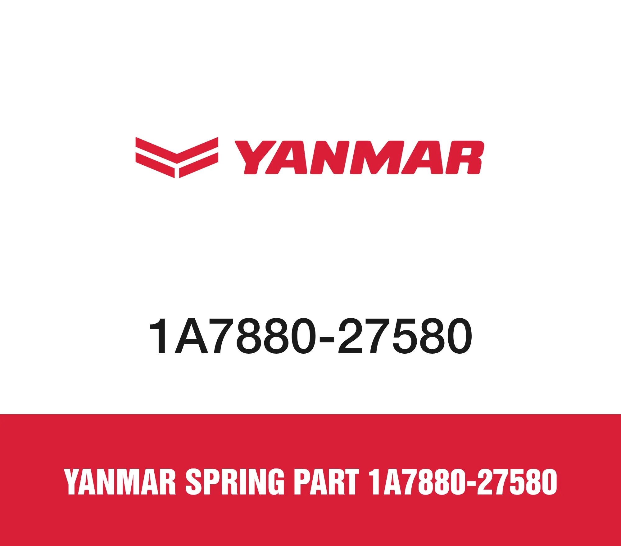 Yanmar Spring Part 1A7880-27580
