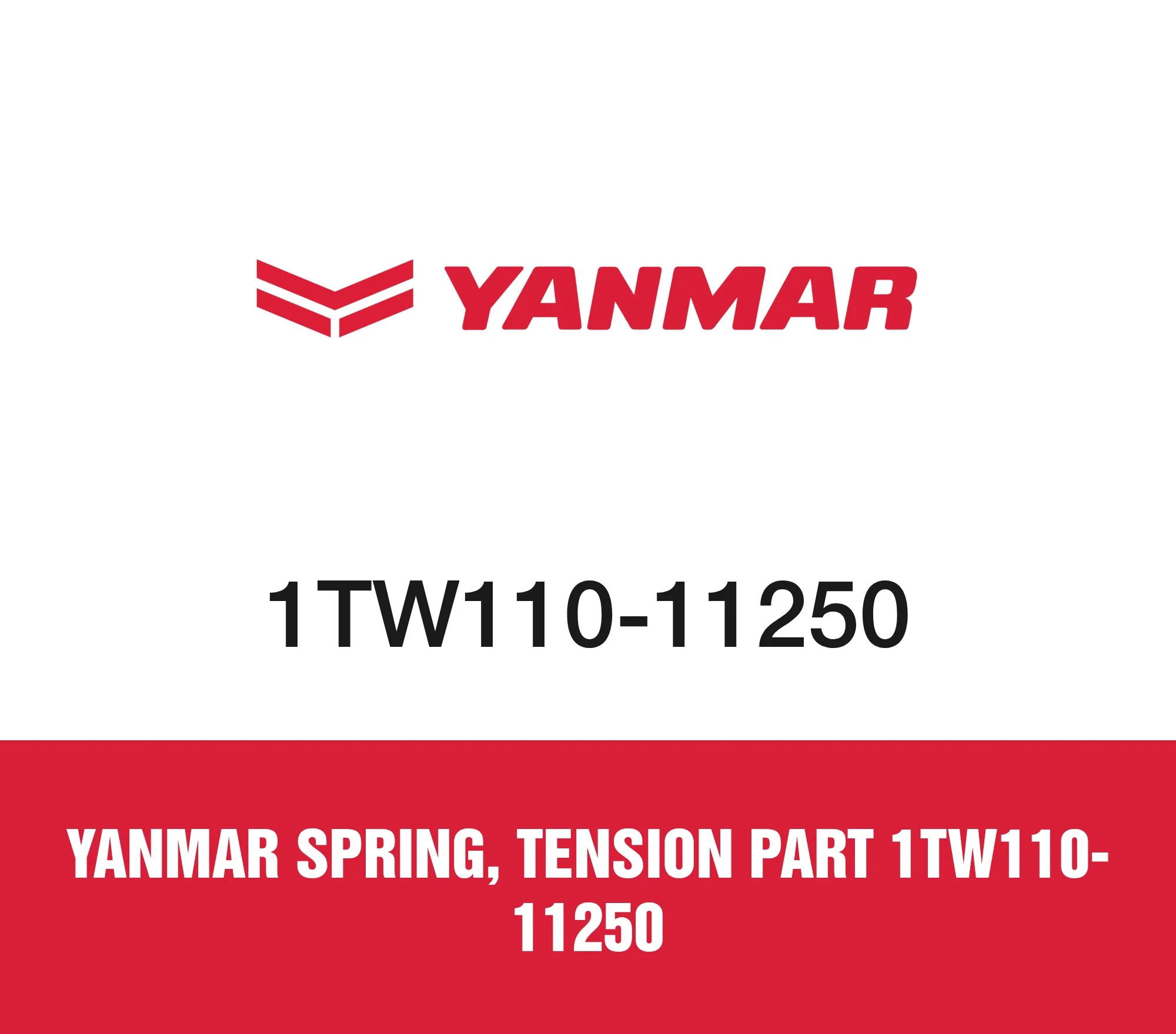 Yanmar Spring, Tension Part 1TW110-11250