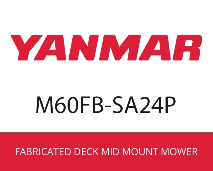 Yanmar Fabricated Deck Mid Mount Mower M60FB-SA24P