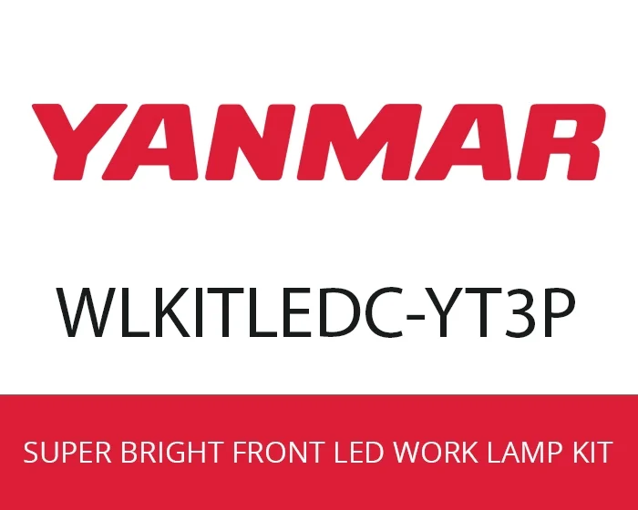 Yanmar Super Bright Front LED Work Lamp Kit WLKITLEDC-YT3P