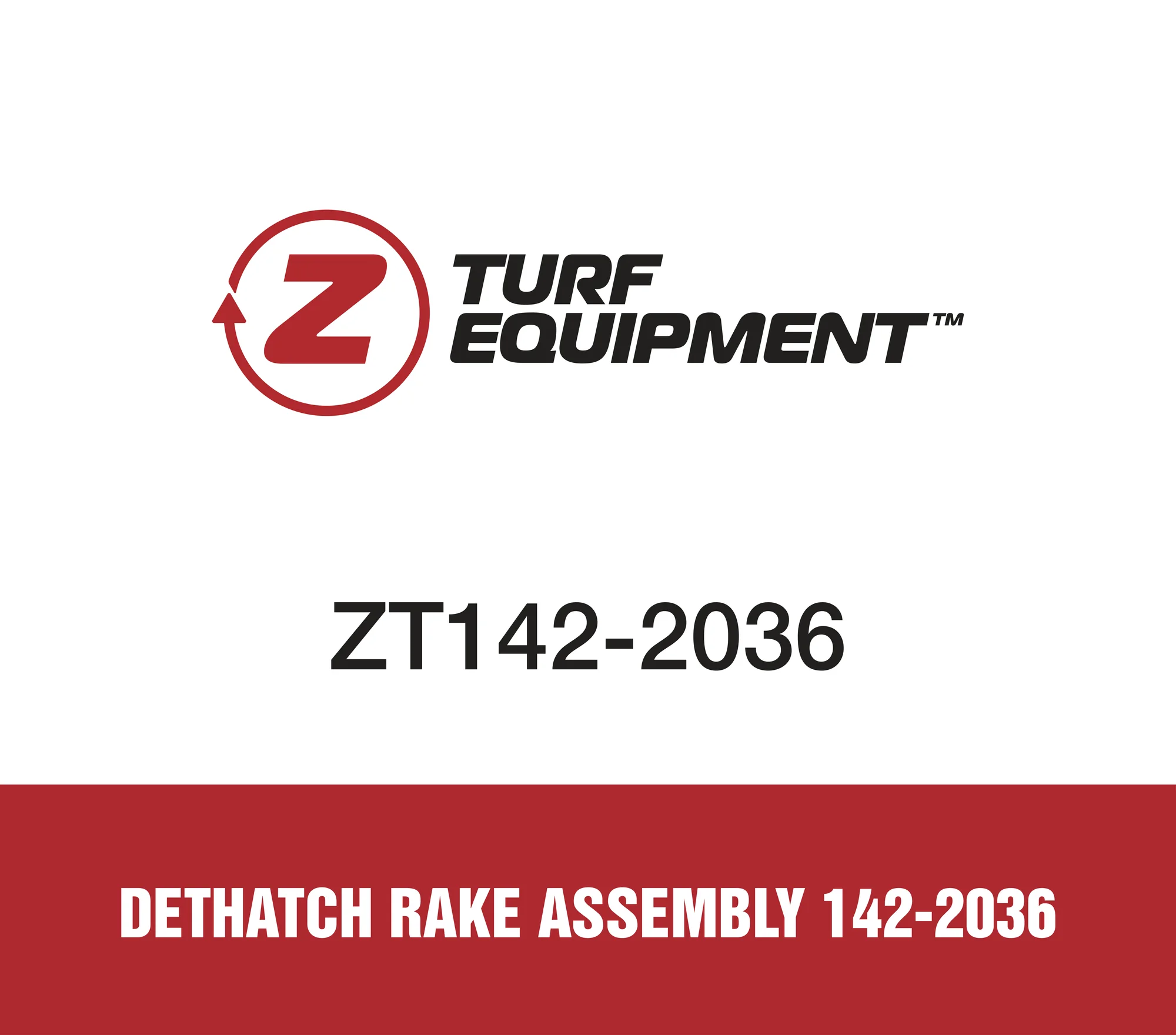 Z-Turf Dethatch Rake Assembly 142-2036
