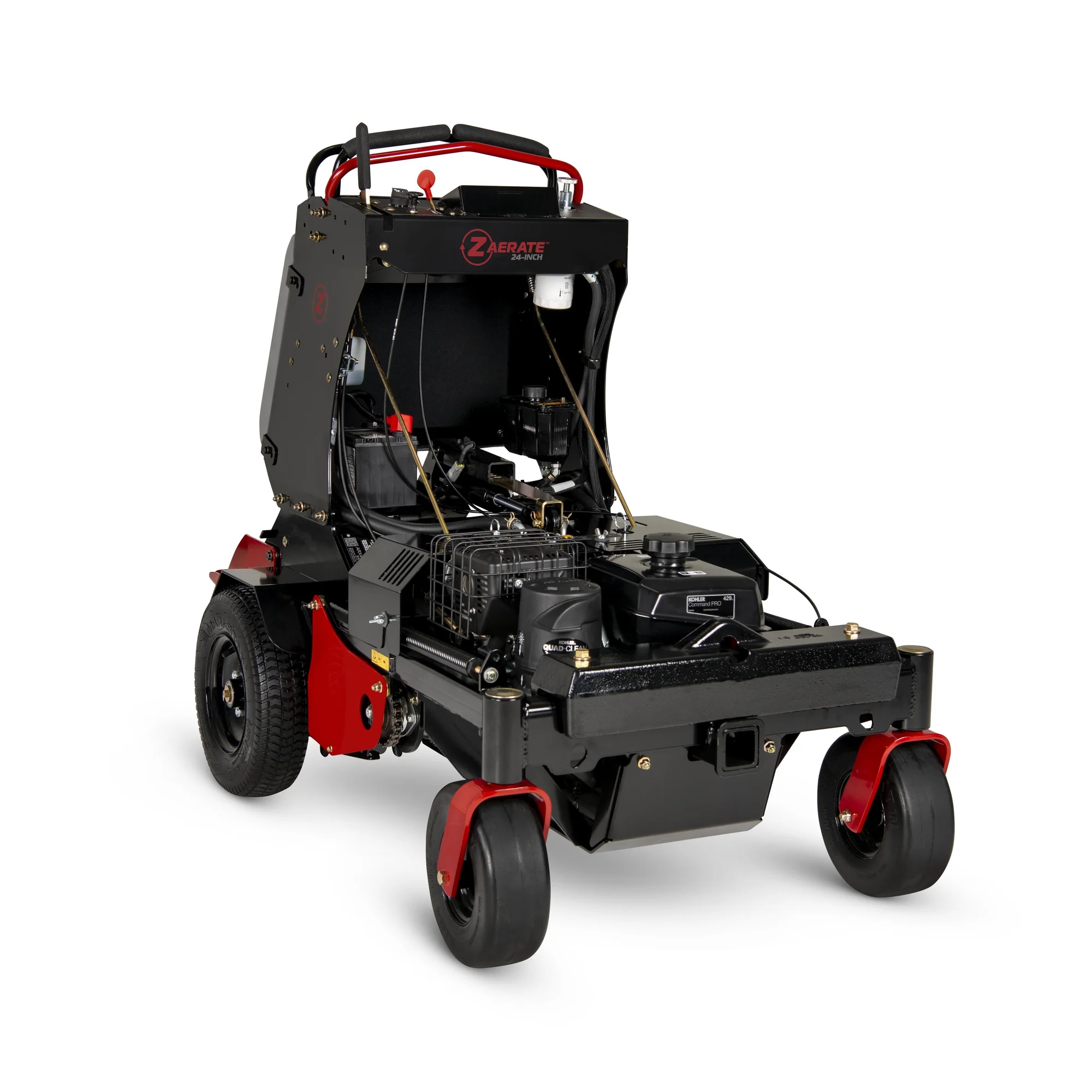 Z Turf Z Aerate 24 Stand On Aerator Za3624 Front View Left product image