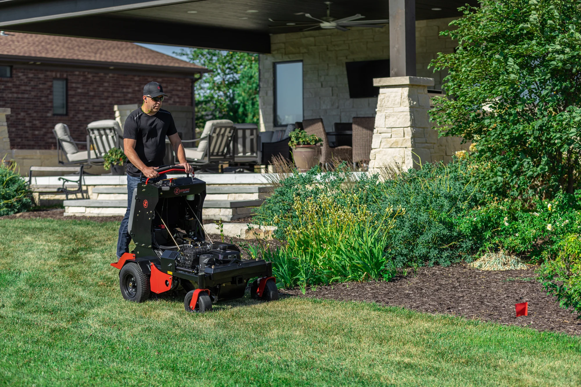 Z-Turf Z-Aerate 24 Stand-on Aerator ZA3624