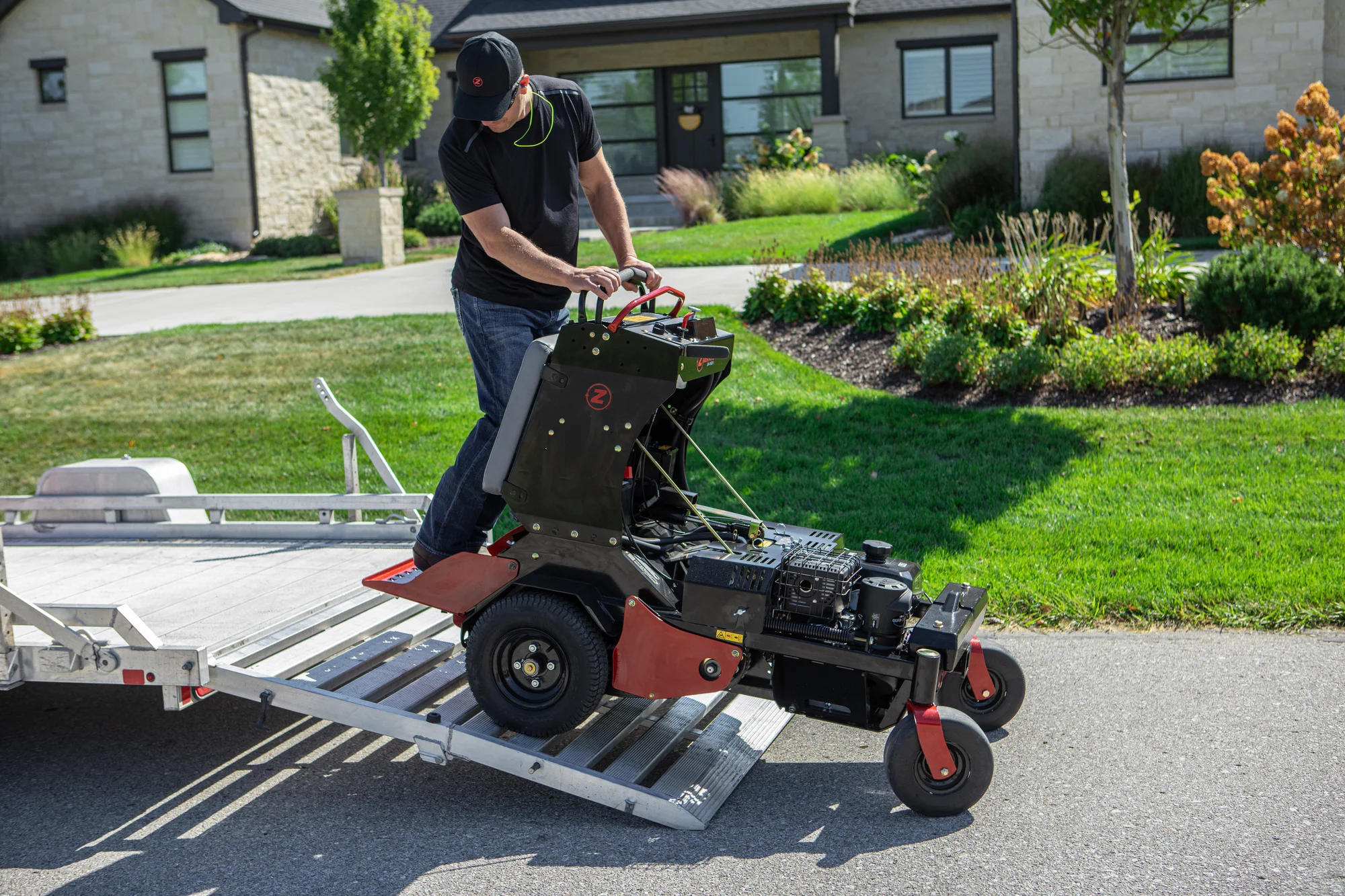Z-Turf Z-Aerate 24 Stand-on Aerator ZA3624 Z Turf Z Aerate 24 Stand On Aerator Za3624 Man Unloading Equipment product image