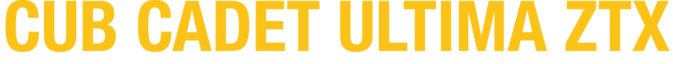 CUB CADET ULTIMA ZTX